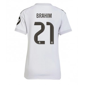 Fotbalové Dres Real Madrid Brahim Diaz #21 Dámské Domácí Oblečení 2025-26 Krátký Rukáv
